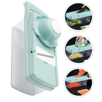 

1 Pc Portable Multifunctional Washable Fruit Cutter Potato Chopper Vegetable Shredder Grater for Home Hotel Restaurant