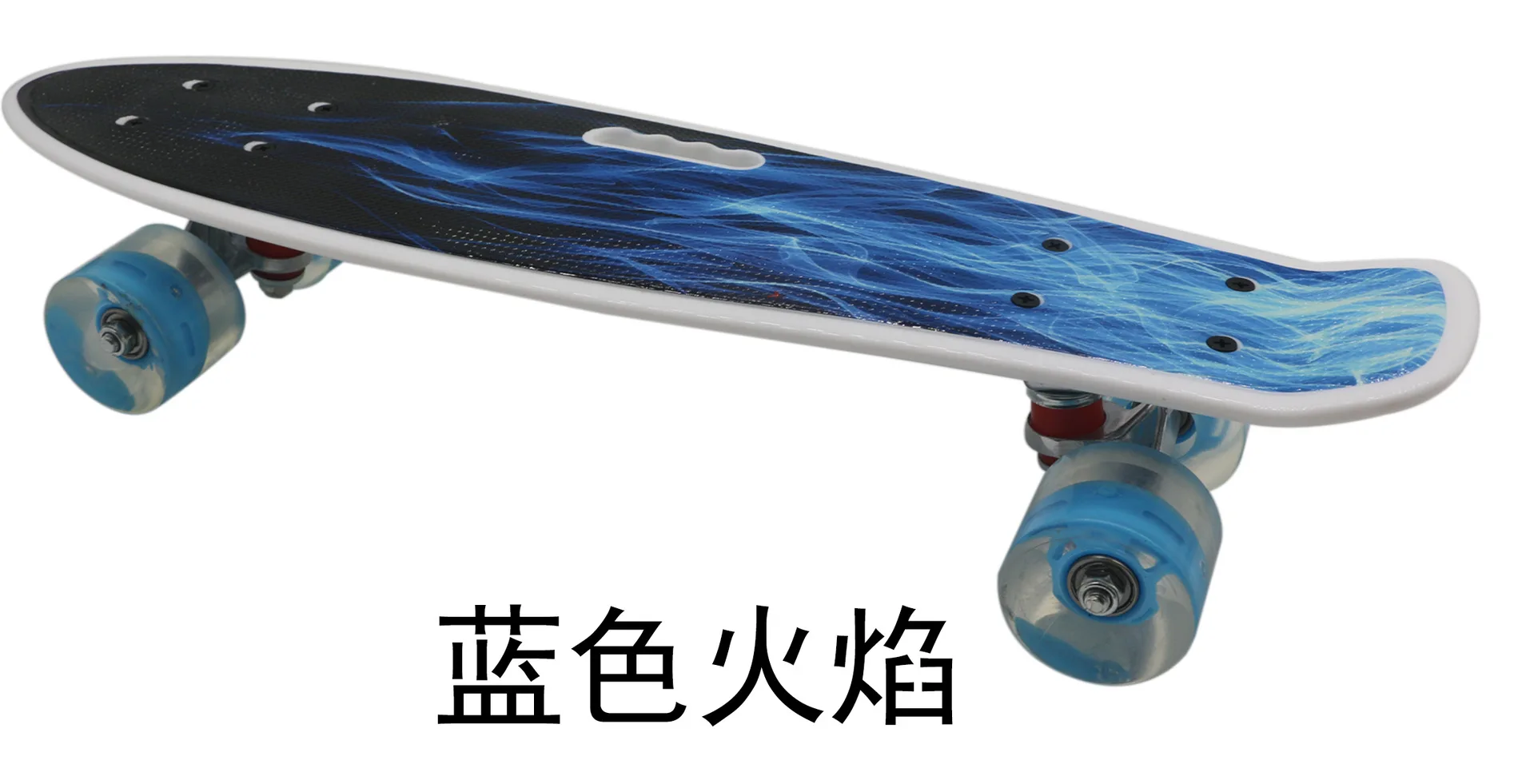Manufacturers Direct Selling Four Wheel Skateboard Beginners Teenager Highway Skateboard Adult Night Light Skateboard Hand Flash