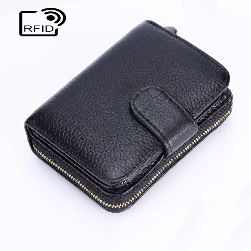 unisex-card-holder-genuine-leather-wallet-for-cards-casual-cardholder-female-business-zip-purse-rfid-protection-men-id-holder