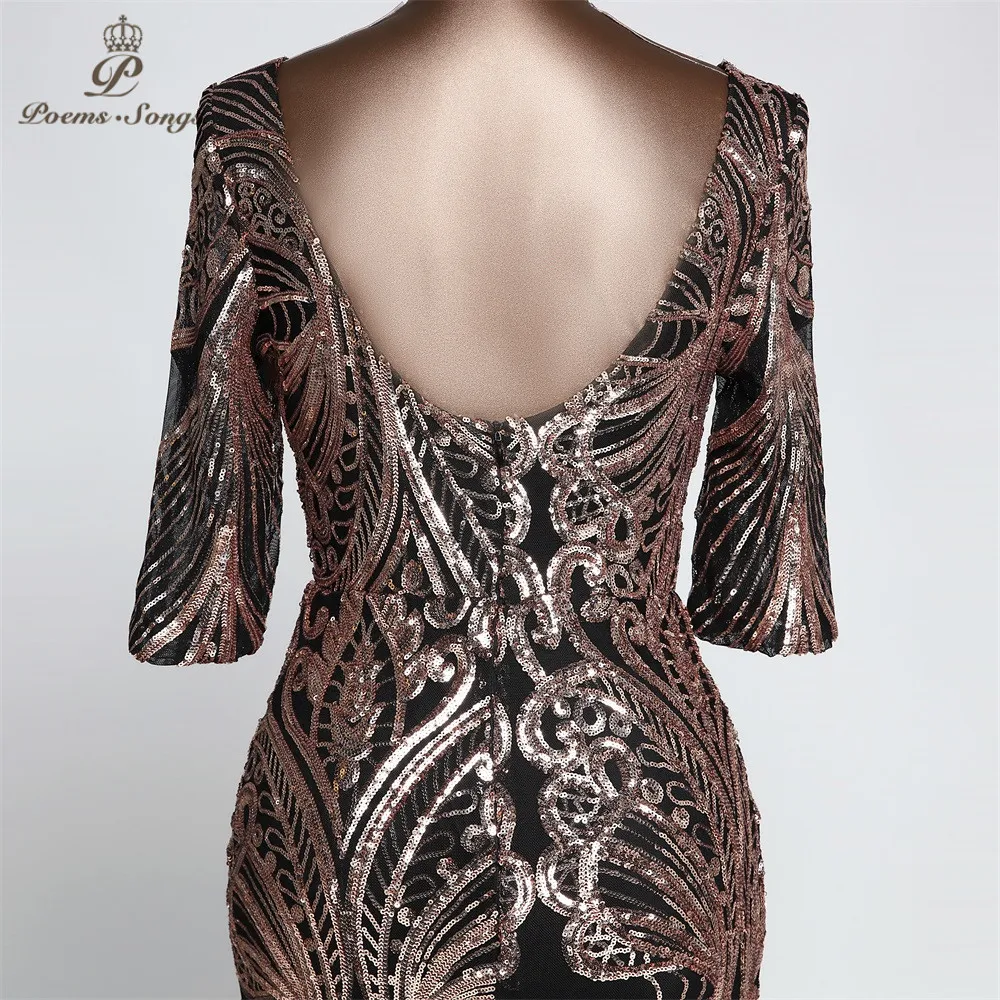 Стильное вечернее платье с бабочками, с рукавом до локтя, vestidos elegantes memaid, красивое вечернее платье, уникальное, robe de soiree