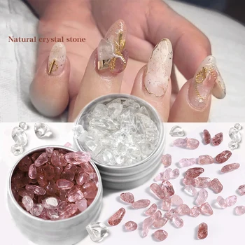 

1Box Irregular Stone Crystals Glass Nail Art Manicure Nail Tip Decoration 3D Nails Art Diamonds Supplies Jewelry Accessories
