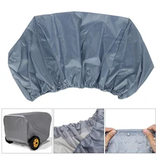 Серая крышка генератора ветрозащитная Водонепроницаемая Универсальная крышка для генератора Пылезащитная крышка генератора из полиэстера