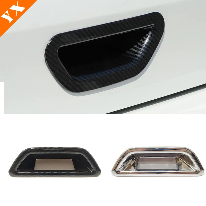 Abs Cromato/Carbonio 2014 15 16 17 18 19 2020 Per Nissan X-Trail X Trail T32 Rogue Car Posteriore Dietro La Maniglia Della Porta Coperchio Della Cioto