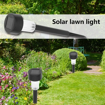 

10pcs Waterproof LED Solar Lawn Lamp Outdoor Garden Pathway Bollard Light Stick Solar Bollard Light Led Solar Stick Lights