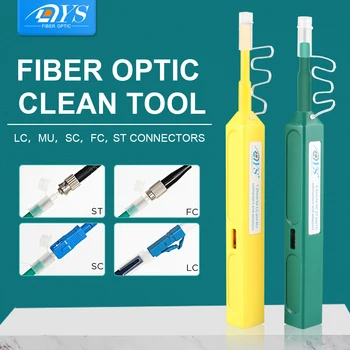 

LC/MU/SC/FC/ST One-Click Cleaner Tool 1.25/2.5mm Fiber Optical Cleaning Pen Fiber Optic Connector Adapter Cleaner
