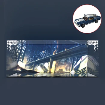 

Hot Building Block Acrylic Dustproof Display Box Show Box For Ford Mustang 10265 (Display Box Included Only, No Kit) - 3 Lights