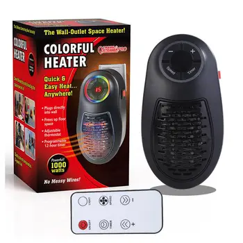 

Space Heater Electric Intelligent Heater with Adjustable Thermostat for Home Office Dormitory Mini home heater
