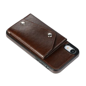 

Luxury Leather Phone Case for iPhone XS Max X XR Case Flip Wallet Cover for iPhone 7 8 6s 6 Plus Case Coque Capa Fundas Retro