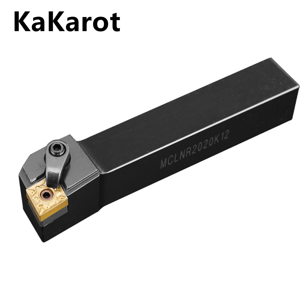 

KaKarot MCLNR1616H12 MCLNR2020K12 MCLNR2525M12 MCLNR3232 Carbide inserts CNMG turning insert CNC Tool HolderLathe Cutting Tool