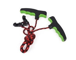 Enhanced Archery Crossbow Cocking Device with Double Handle (C - Green Red)