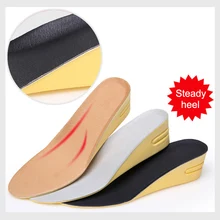 1 пара для женщин и мужчин, увеличивающие рост стельки с поглощением амортизации, противоскользящие арки, поддерживающие вставки, обувные подъемники, стельки для обуви