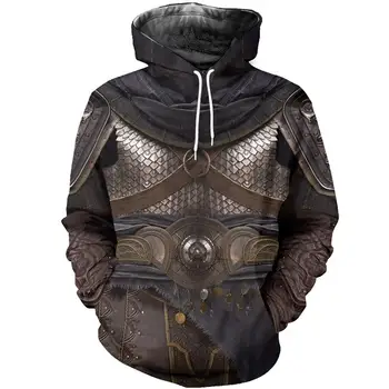 

3D Printed Mysterio Armor Men Hoodie Harajuku Knights Templar Hooded Sweatshirt Street Unisex Casual hoodies sudadera hombre