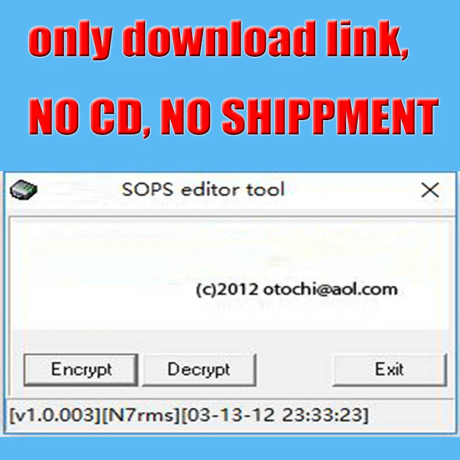 SOPS Editor инструмент с Keygen файл шифрования декодер VCI 3 VCI3 SDP3 Диагностика программирования - Цвет: only download link