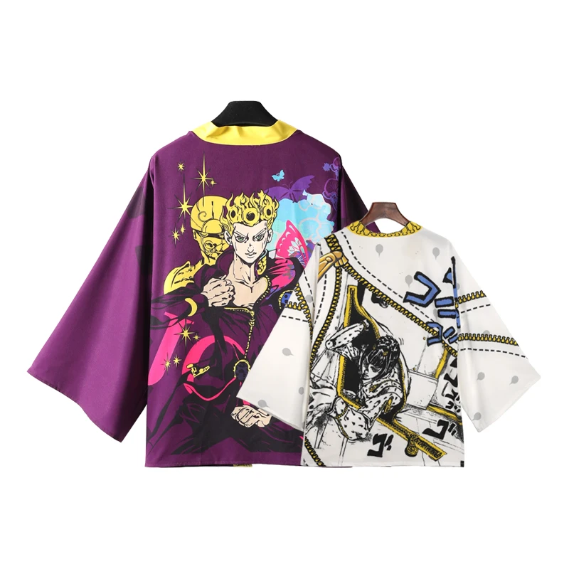 Brdwn JoJos Необычные Приключения унисекс Джорно Джованна Бруно Bucciarati Подушка Haori накидка