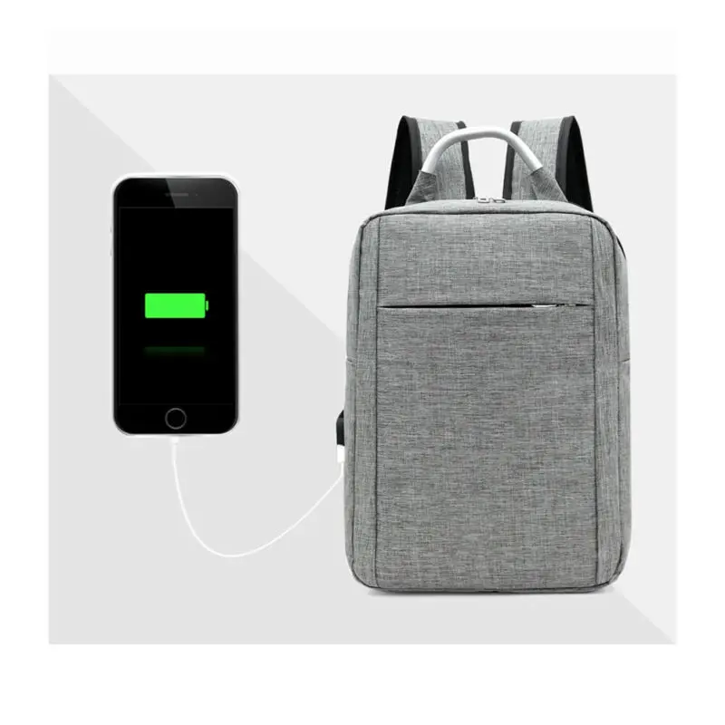 Мужской рюкзак для ноутбука с защитой от кражи Wo men s+ usb зарядка, деловая школьная сумка, сумка для путешествий, водонепроницаемая сумка Оксфорд