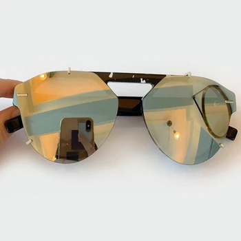 

Vintage Oval Sunglasses Women 2020 Classic Retro Fashion Sun Glasses Female UV400 Mirror Eyewear Lentes De Sol Mujer