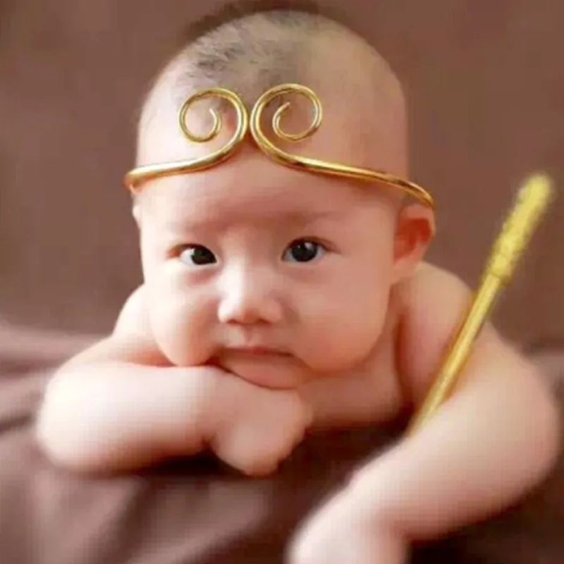 

Children Inhibiting Magic Phrase Clothing 2018 Studio Baby Photo Shoot Newborns BABY'S FIRST Month Baptism Props Photography Gol