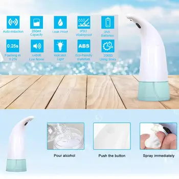 

Automatic Soap Dispenser Infrared Soap Dispenser Touchless Foaming Soap Dispenser Battery Operated Soap Dispensing Device