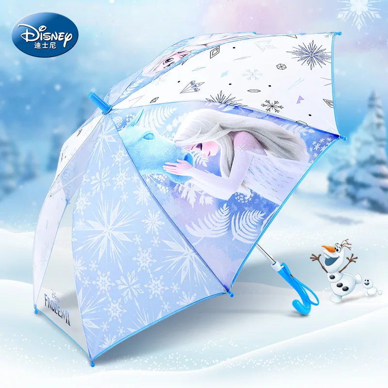 Детский зонт Disney автоматические зонтики с длинной ручкой для начальной школы