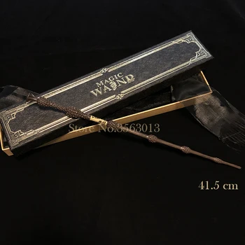 

41.5cm Dumbledore Magic Wand Metal Core Dumbledore Elder Wand Elegant Ribbon Gift Box Packing Potters Series Magic Wand