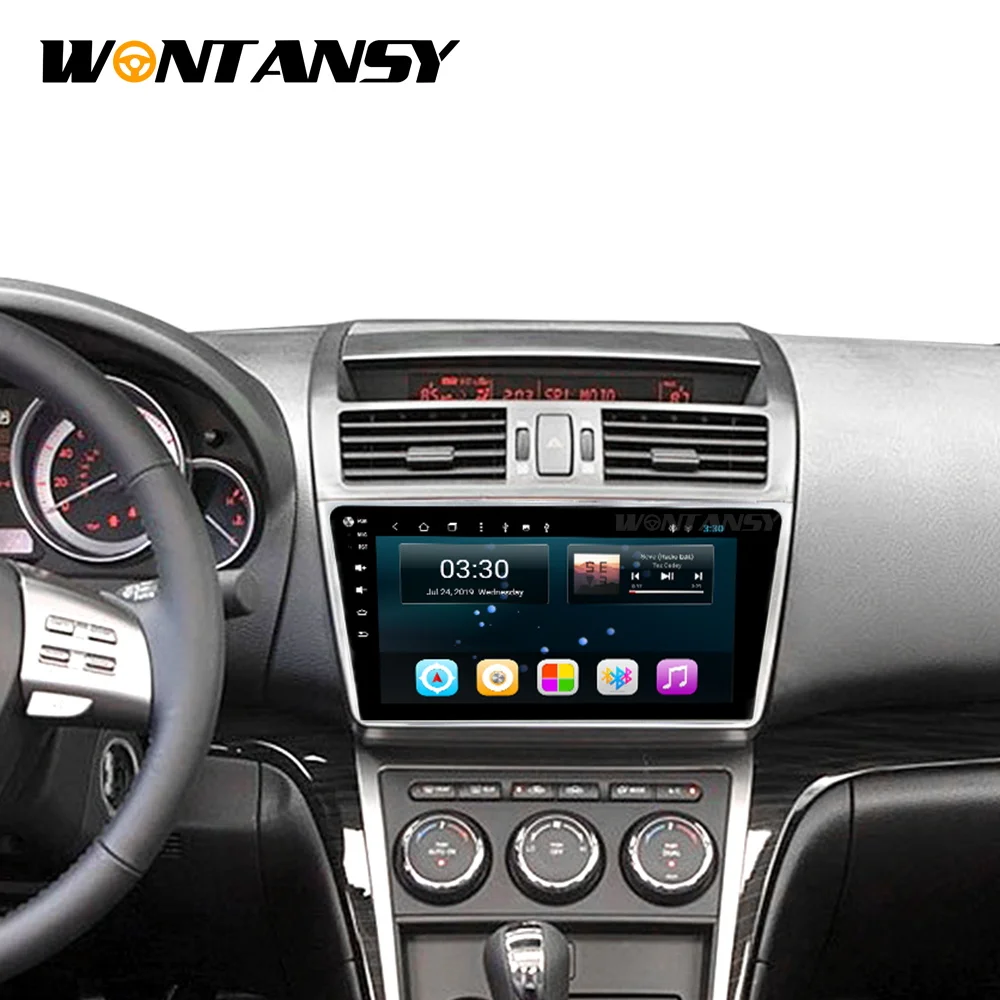 Wontansy android 9,0 автомобильный dvd для Mazda 6 2008 2009 2010 2011 2012 2013 радио аудио GPS; Мультимедийный проигрыватель