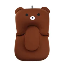 Мультяшная лягушка, Детская ванна для ванной, для новорожденных, складная подушка, стул для ванной, сиденье для младенцев, подушка, коврик XH8Z