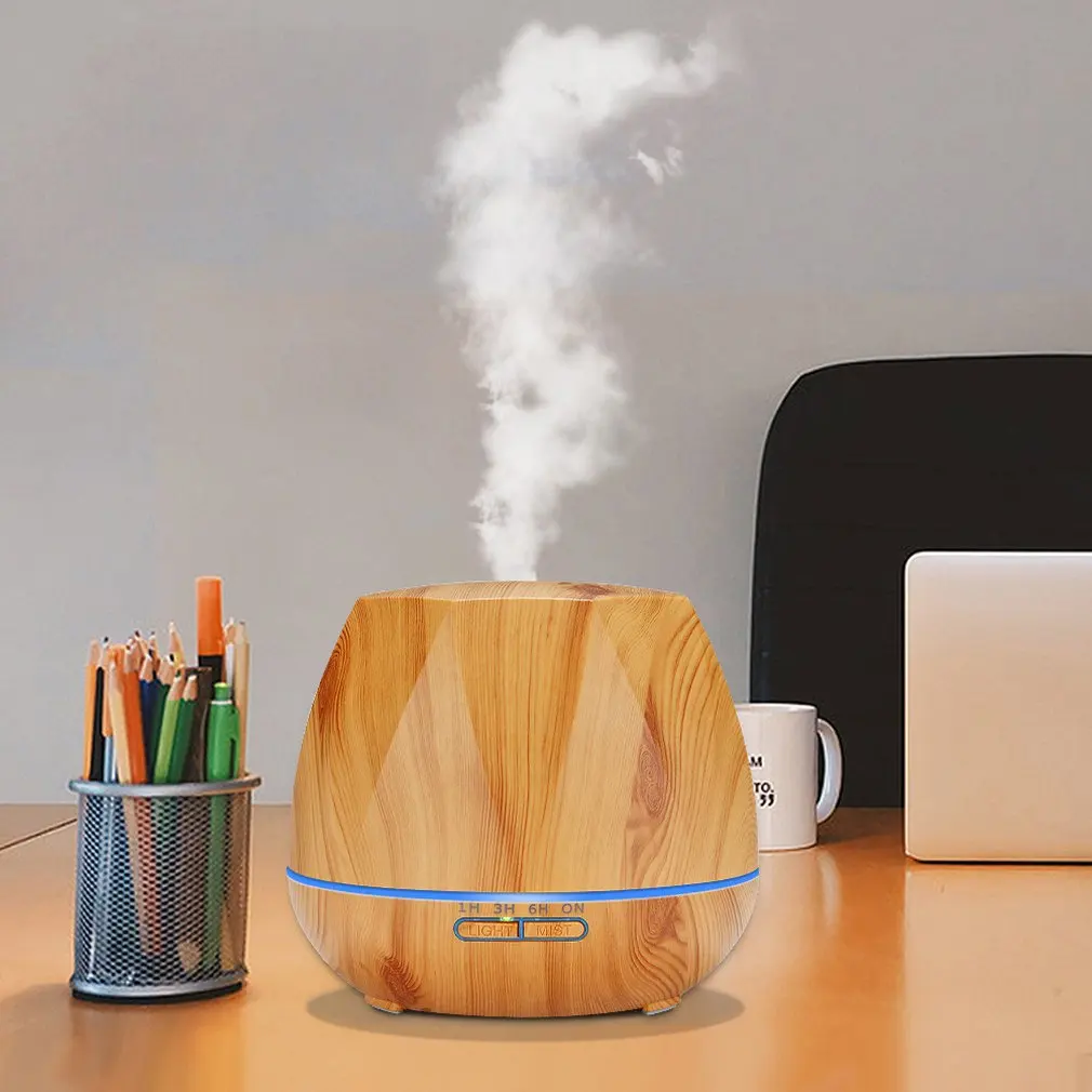 

USB Aroma Diffuser Ultrasonic Cool Mist Humidifier Wireless Air Purifier Color Change LED Night light for Office Home