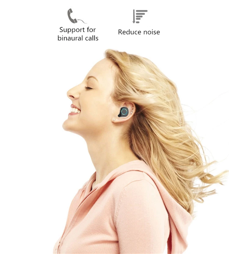 AMTERBEST Bluetooth 5,0 наушники Поддержка HD 6D объемный звук Беспроводные спортивные наушники стерео наушники гарнитура с зарядным устройством
