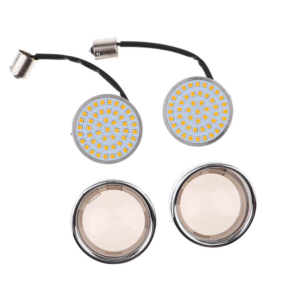 Motorcycle LED Turn Signal Blinker Indicator 2inch(50mm）for Harley