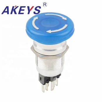

1pc PX22C-M11-C-A Blue Red Push Button Switch 22mm Color Press Button Switch