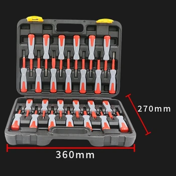 

26pcs Car Wiring Connector Pin Release Extractor Crimp Terminal Removal Tool Kit 23GC