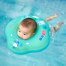 Плавания детские аксессуары для плавания на шею трубка для младенцев купальный костюм Одежда для купания, игрушки для плавательного Бассеина ПВХ материал детские плавающие кольца