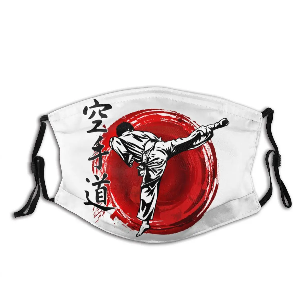 Неодноразовая маска для лица Karate Shotokan Kyokushin с фильтром защита от ветра холода из