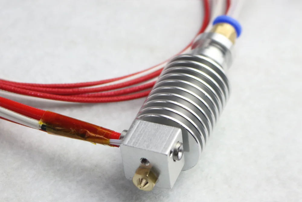 3d печатающая головка экструдер на большие расстояния j-головка Hotend сопло 0,4 мм диаметр подачи на входе 1,75 нить латунная насадка