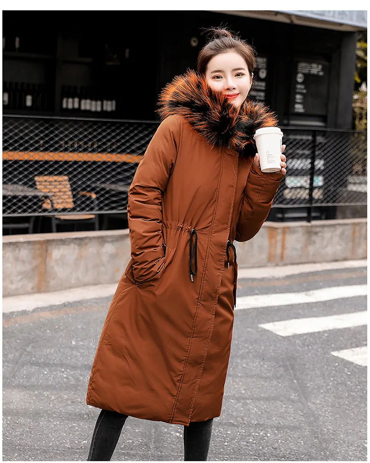 

Cotton-padded Clothes Women's Mid-length Korean-style Large Size BF Cotton-padded Jacket Two Surface Wear Winter Students down F