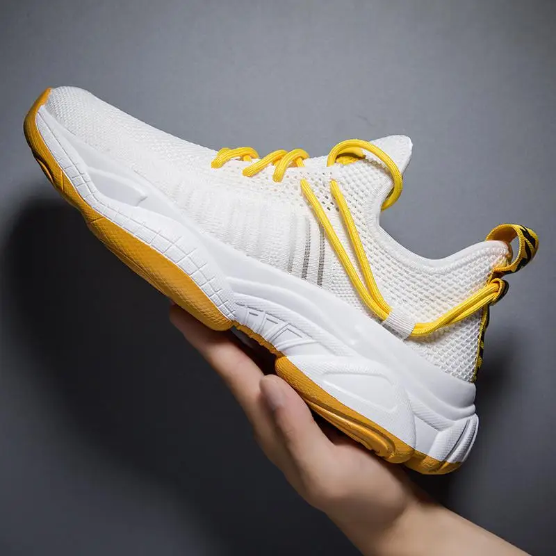 Оригинальные мужские кроссовки для бега Disruptor 2 Черные Кроссовки KAYANO Gel 90 Zoom Air 720 дышащие Роскошные спортивные тройные-S 270 прогулочные - Цвет: Цвет: желтый