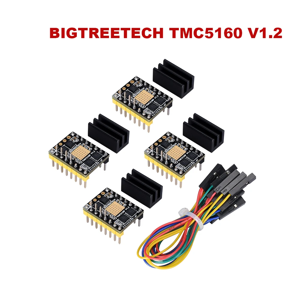 Драйвер шагового двигателя BIGTREETECH TMC5160 V1.2 SPI высокая мощность искусство для SKR V1.3