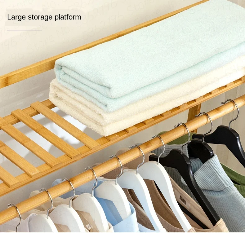 Clothes Hanger Trapezoid Design Landing Simple Coat Rack Bearing Strong Solid Wood Bedroom Cabinet Clothes Rack 40 Clothes Hanger Trapezoid Design Landing Simple Coat Rack Bearing Strong Solid Wood Bedroom Cabinet Clothes Rack