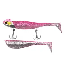 Fishing Tackle Bait Creative Fishing Tackle Hook Simulation Fish Bionic Set with 2 Triple Hooks Tackle