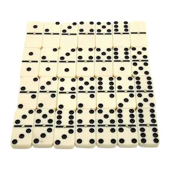 

28pcs With Box Funny For Kids Travel Portable Classic Toy Gift Dominoes Set Double Six Dot Chess Game Entertainment Blocks