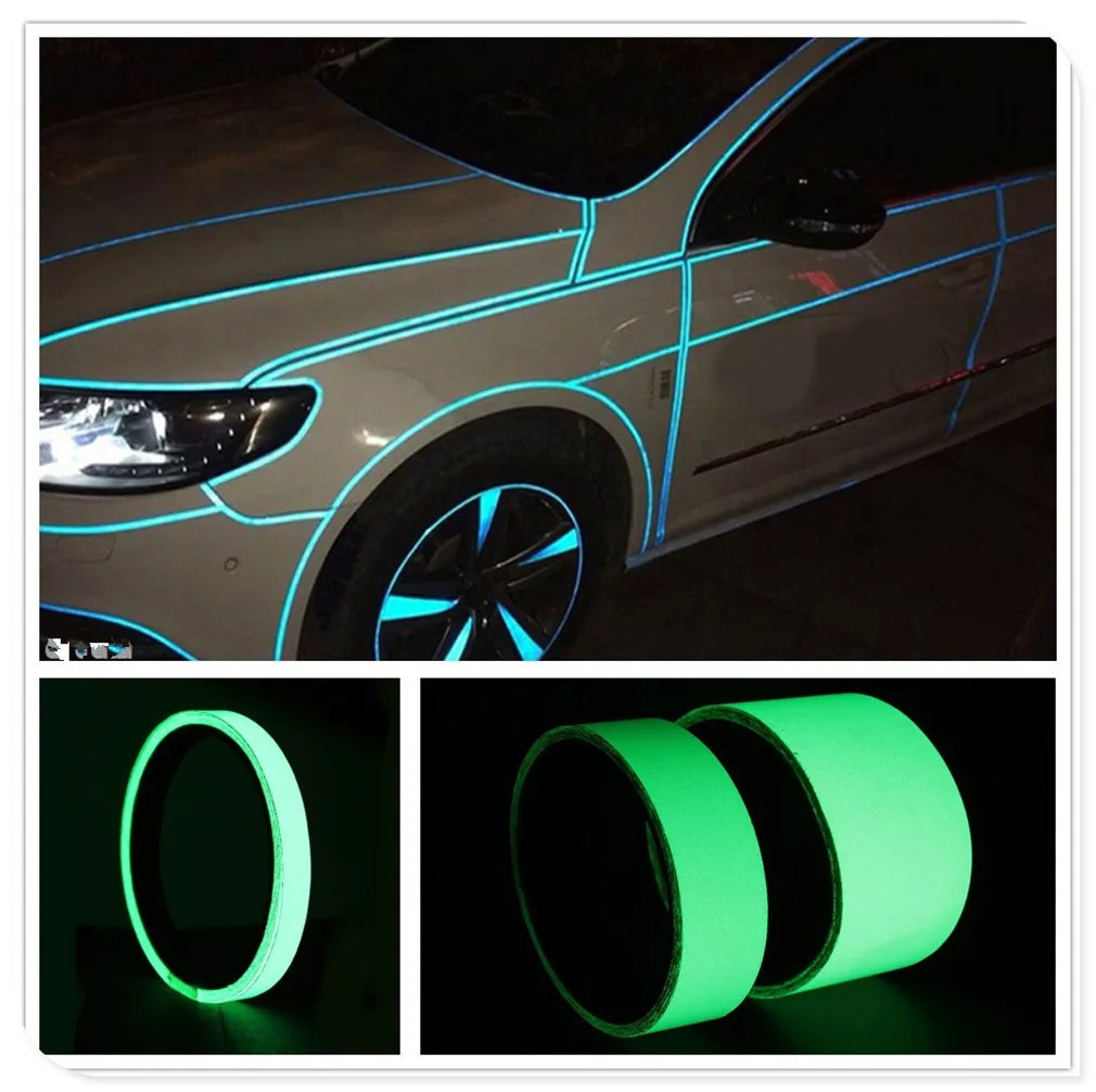 Автомобильная лента 3M для ночной безопасности светящиеся наклейки Ford C MAX Flex B Atlas