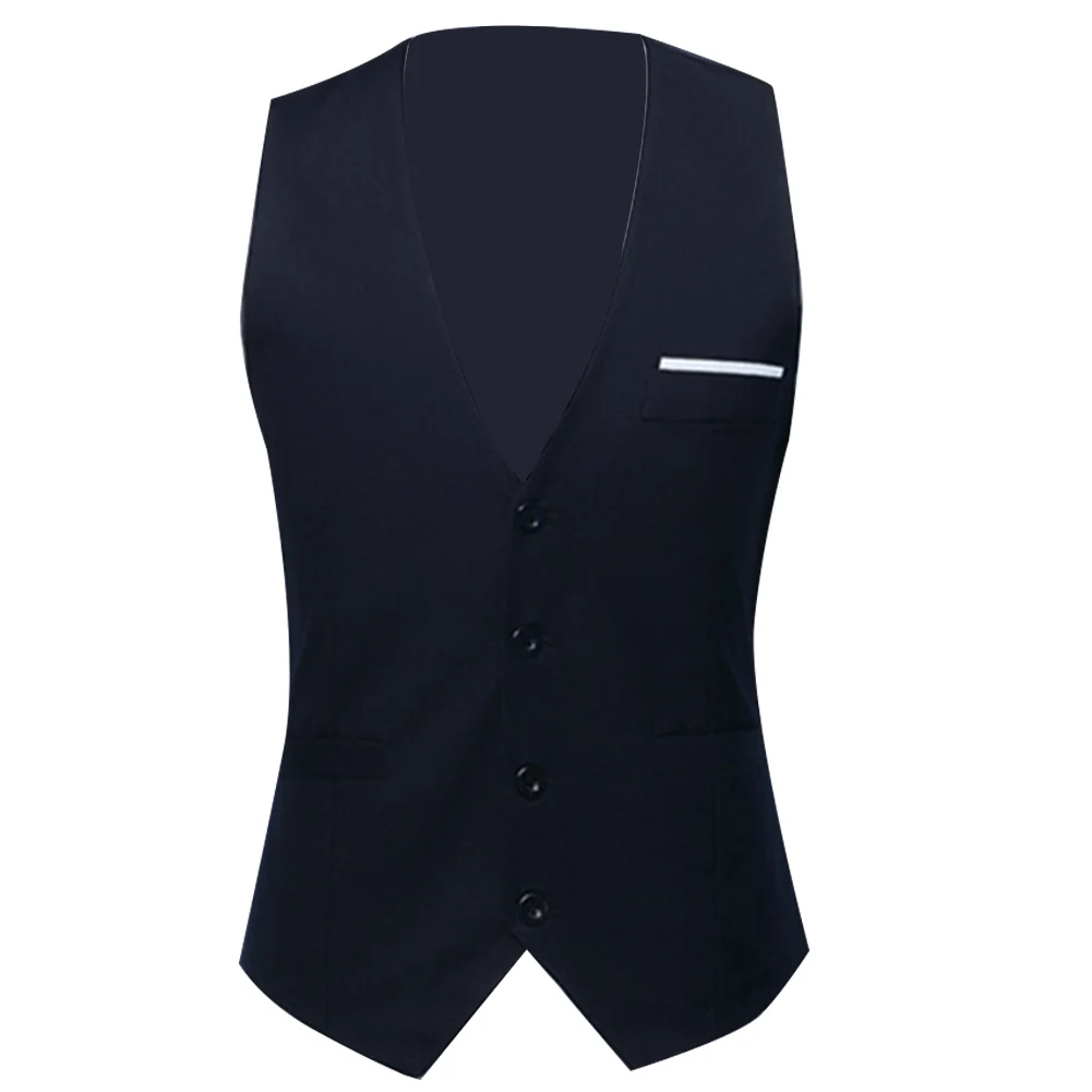 men formal waistcoats dress suit vest slim Three button Polyester + Spandex vest men casual sleeveless British autumnn suit vest men formal waistcoats dress suit vest slim Three button Polyester + Spandex vest men casual sleeveless British autumnn suit vest
