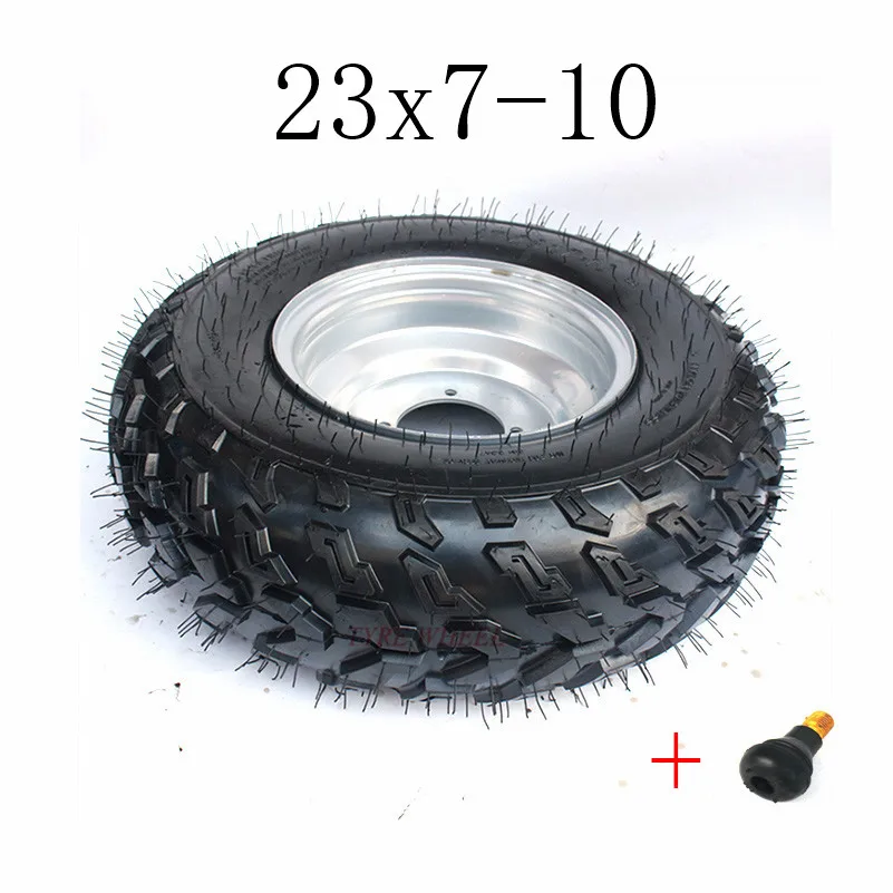 Картинг детская коляска ATV UTV AT23X7-10 дюймов бескамерное колесо шины AT23x7-10 дюймов вакуумных шин с ступица из алюминиевого сплава