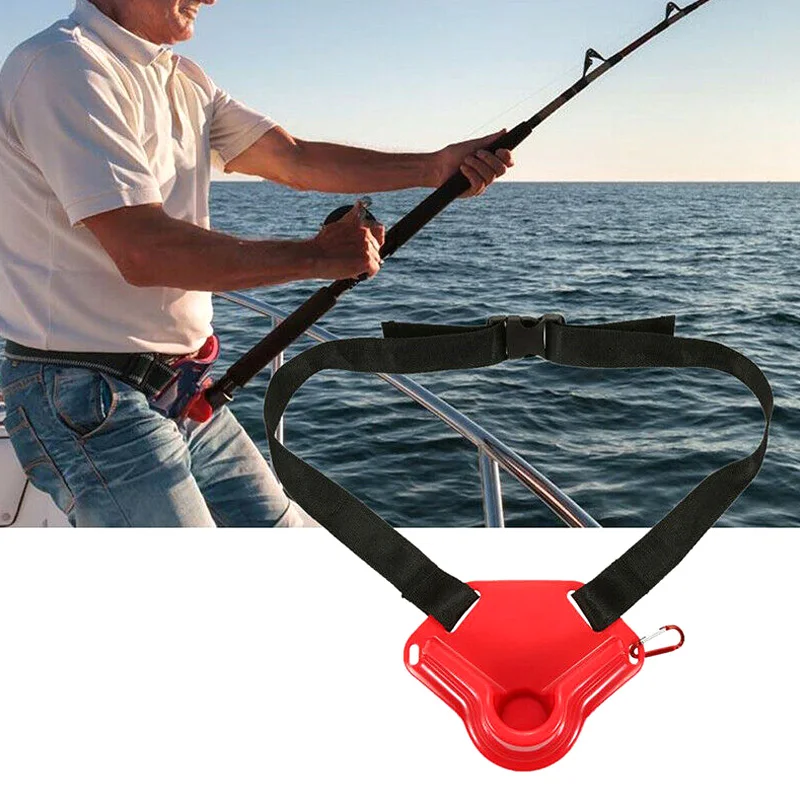 

1pc Fishing Waist Belt Fish Rod Holder for Adjustable Pole Tackle ZJ55