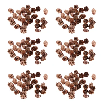 

180Pcs Natural Pine Cones DIY Photo Props For Christmas Xmas Decorations
