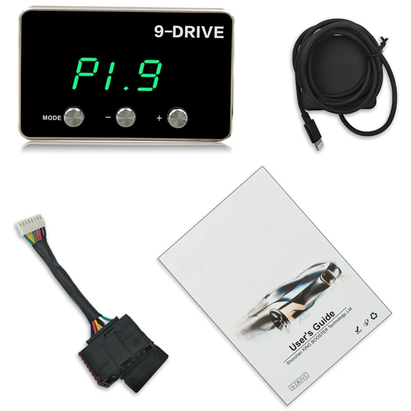Electronic Throttle Controller 9 MODE Pedal Accelerator Fuel Efficient