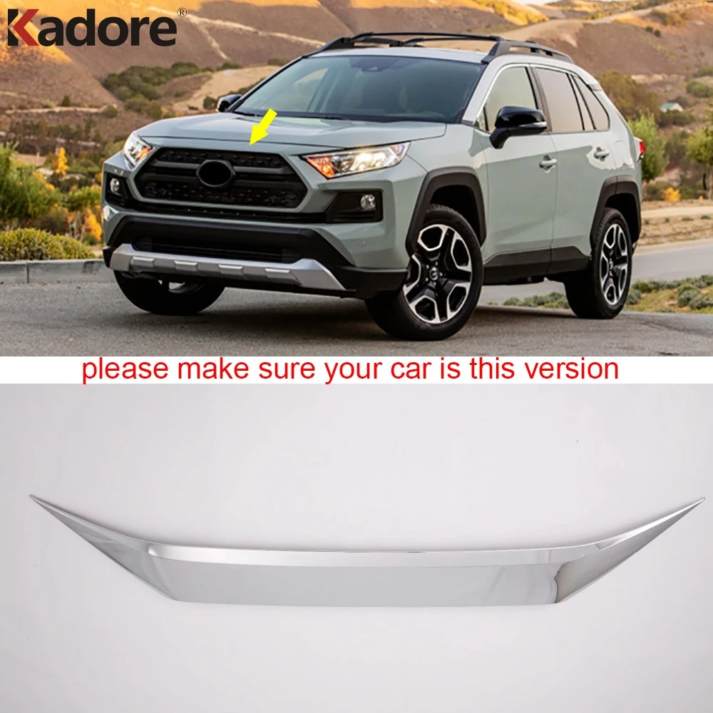 Для Toyota RAV4 RAV 4 Adventure/Limited LE XLE Hybrid 2019 2020 2021 углеродное волокно передняя решетка