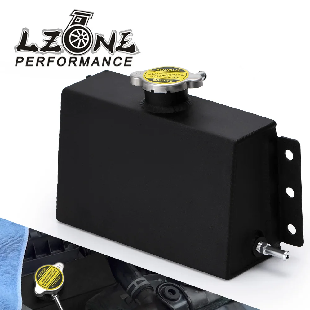 LZONE Aluminum Coolant Expansion Fill Tank For Honda Civic 240SX WRX JR