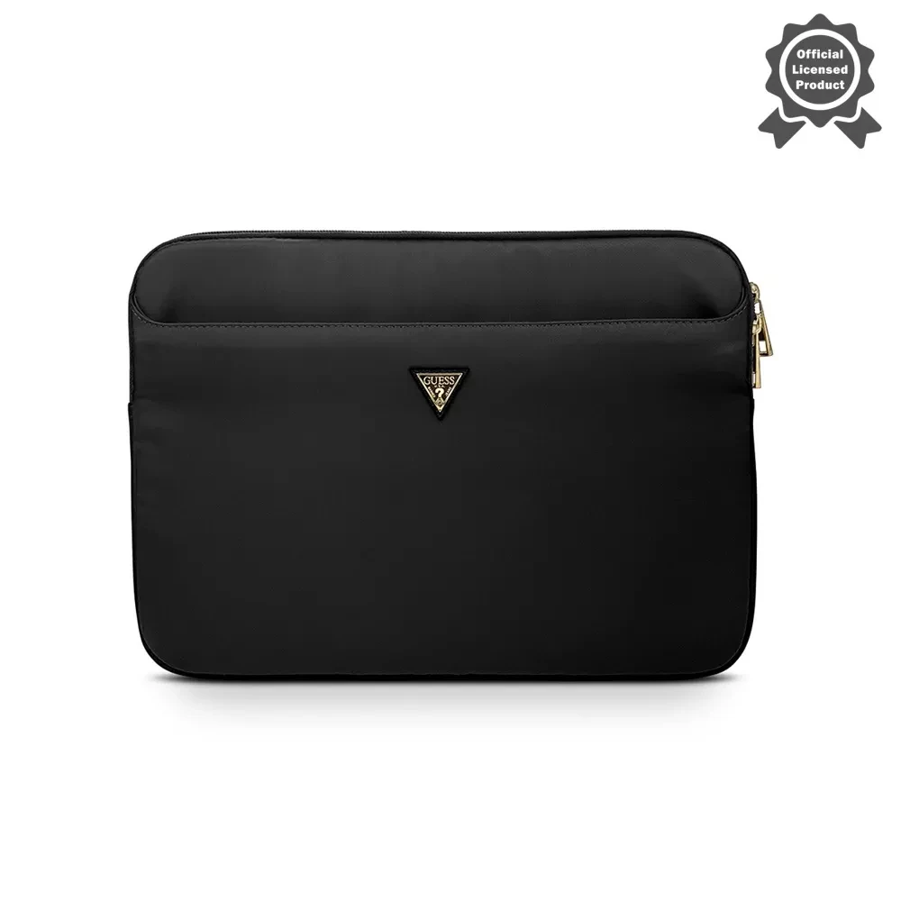 Prædike cement ulækkert Laptop Case 13" Guess Nylon Computer Sleeve With Triangle Metal Logo Black  Phone Accessories Cushion Cover For Smartphone - Laptop Bags & Cases -  AliExpress