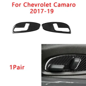 

Adjustment Panel Trim Black Stickers Car Carbon Fiber Interior Seat High quality
